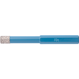 PFERD  Koronka diamentowa do wiercenia na sucho DPD FL Ø8 mm, trzonek sześciokątny do płytek (wiertarka)