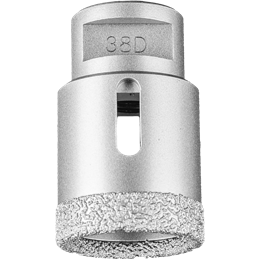 PFERD  Koronka diamentowa do wiercenia na sucho DCD FL Ø38 mm, M14 do płytek (szlifierka kątowa)