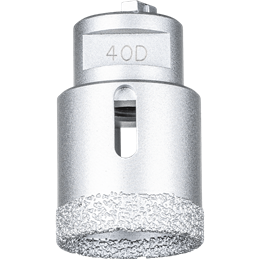 PFERD  Koronka diamentowa do wiercenia na sucho DCD FL Ø40 mm, M14 do płytek (szlifierka kątowa)