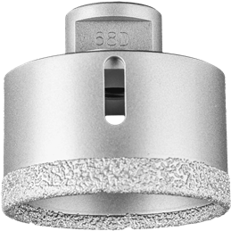 PFERD  Koronka diamentowa do wiercenia na sucho DCD FL Ø68 mm, M14 do płytek (szlifierka kątowa)