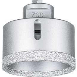 PFERD  Koronka diamentowa do wiercenia na sucho DCD FL Ø70 mm, M14 do płytek (szlifierka kątowa)