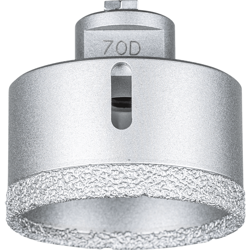 PFERD  Koronka diamentowa do wiercenia na sucho DCD FL Ø70 mm, M14 do płytek (szlifierka kątowa)