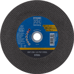PFERD  Ściernica tarczowa do cięcia EHT 230 x 3,0 x 22,23 mm prosta linia uniwersalna PSF STEEL do stali