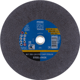PFERD  Ściernica tarczowa do cięcia do piły tarczowej do metalu T 350 x 2,8 x 25,4 mm linia uniw. PSF CHOP STEELOX do stali/stal
