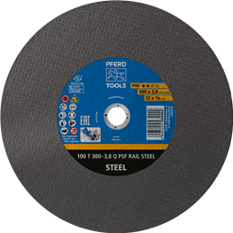 PFERD  Tarcza do przecinania szyn T 300 x 3,8 x 22,23 mm linia uniwersalna PSF do szyn kolejowych