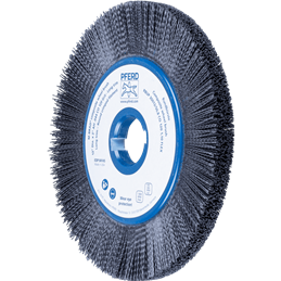 PFERD  SZCZOTKI KOMPOZYTOWE tarczowe FLEX RBUP Ø 300 x 13 x 50,8 mm włókno ceramiczne Ø 1,10 mm, ziarno 120, stacjonarne