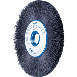 PFERD  SZCZOTKI KOMPOZYTOWE tarczowe FLEX RBUP Ø 350 x 13 x 50,8 mm włókno ceramiczne Ø 1,10 mm, ziarno 80, stacjonarne