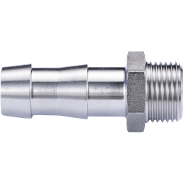 PFERD  Końcówka do zaciskania węża TGA 13 z gwintem zewnętrznym 3/8" w wykonaniu stalowym