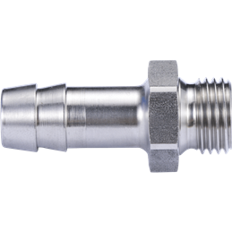 PFERD  Końcówka do zaciskania węża TGA 10 z gwintem zewnętrznym 1/4" w wykonaniu stalowym