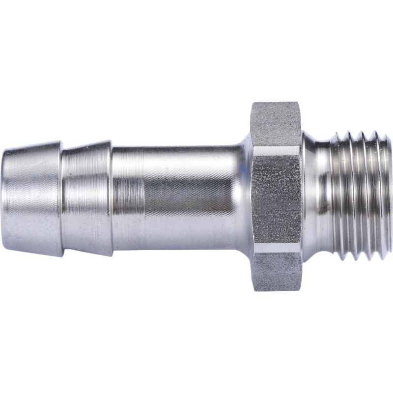 PFERD  Końcówka do zaciskania węża TGA 10 z gwintem zewnętrznym 1/4" w wykonaniu stalowym