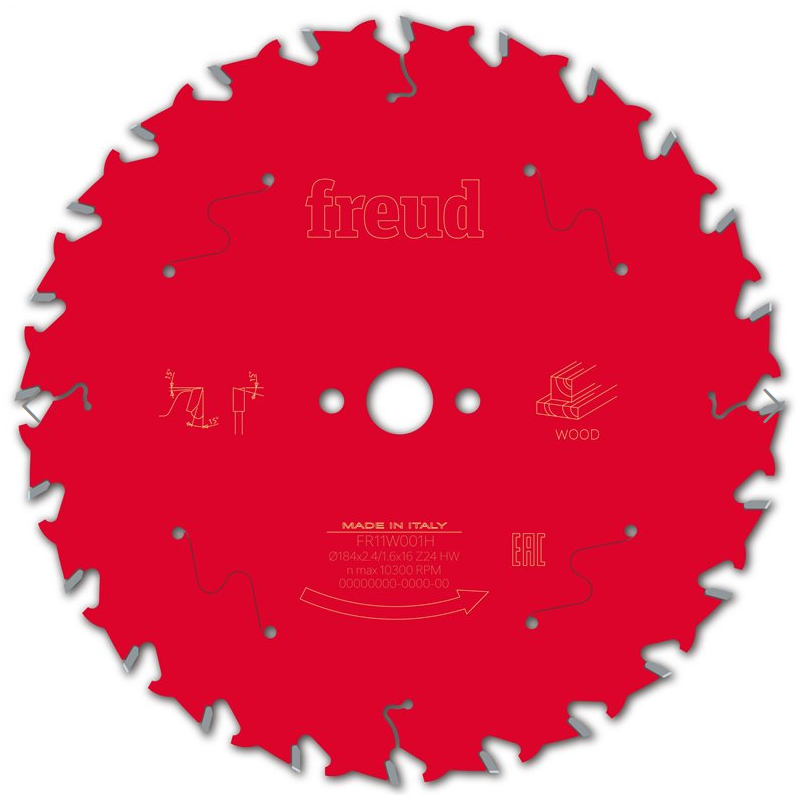 Piła tarczowa drewno 184x20 24Z FR11W004H FREUD