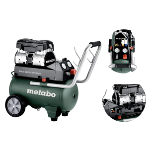 BASIC 220-24 OF SILENT Sprężarka Metabo 601593000 – cicha i bezolejowa | FixPol