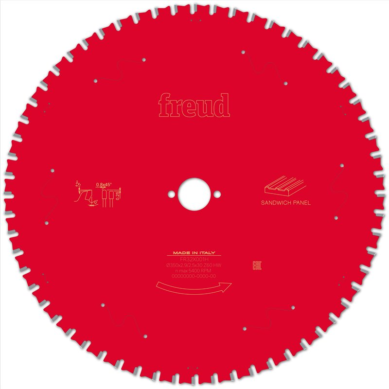 Piła tarczowa do płyt warstwowych 330x30 Z54 FR31X001H FREUD