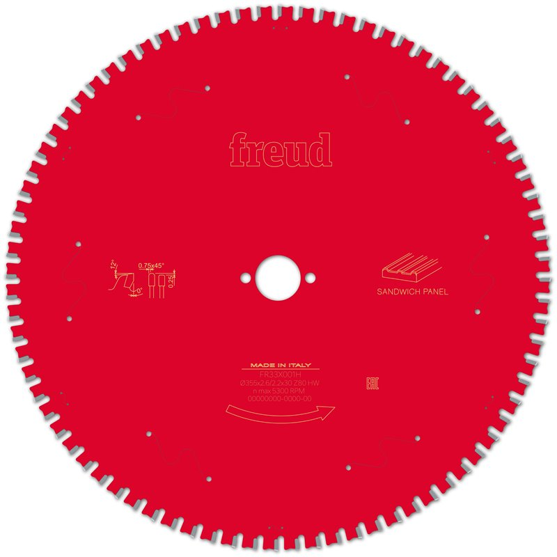 Piła tarczowa do płyt warstwowych 450x30 Z86 FR31X001H FREUD