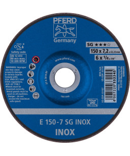 PFERD Sciernice tarczowe do zdzierania E 150-7 SG INOX