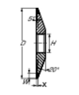 PFERD Narzedzia z nasypem diamentowym 4BT9 100-6-1-20 D 126 PHT C75