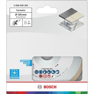 Tarcza diamentowa do ceramiki 125 mm | Precyzyjne cięcie | FixPol