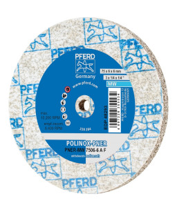 PFERD Sprasowane sciernice krazkowe POLINOX PNER-MW 7506-6 A F