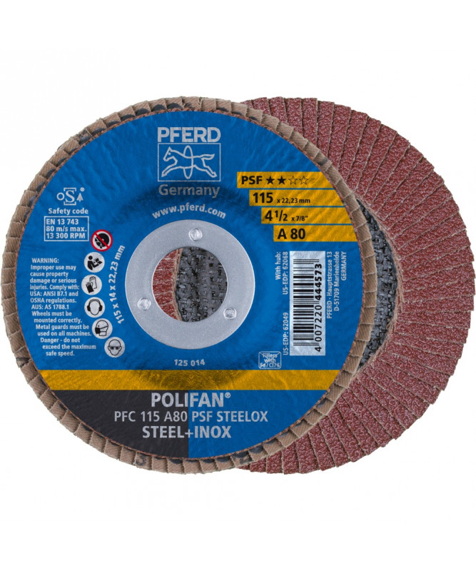 PFERD Sciernica lamelowa POLIFAN PFC 115 A 80 PSF STEELOX
