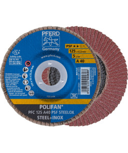 PFERD Sciernica lamelowa POLIFAN PFC 125 A 40 PSF STEELOX