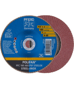 PFERD Sciernica lamelowa POLIFAN PFC 180 A 60 PSF STEELOX