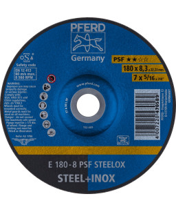PFERD Sciernice tarczowe do zdzierania E 180-8 PSF STEELOX