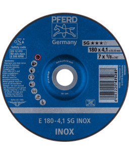 PFERD Sciernice tarczowe do zdzierania E 180-4,1 SG INOX