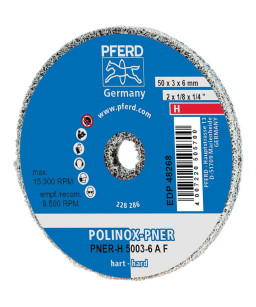 PFERD Sprasowane sciernice krazkowe POLINOX PNER-H 5003-6 A F