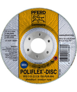PFERD Sciernice Poliflex PFD 115-22 CN 150 PUR-MH