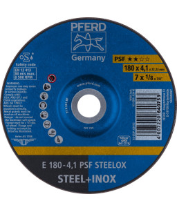 PFERD Sciernice tarczowe do zdzierania E 180-4,1 PSF STEELOX
