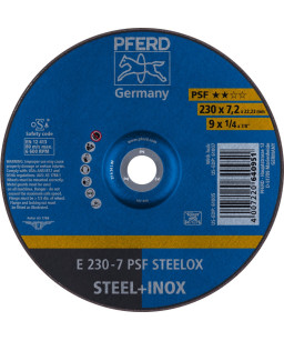 PFERD Sciernice tarczowe do zdzierania E 230-7 PSF STEELOX
