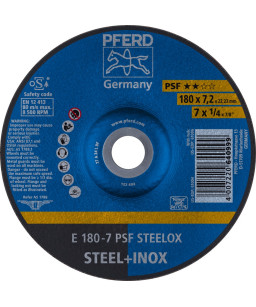 PFERD Sciernice tarczowe do zdzierania E 180-7 PSF STEELOX