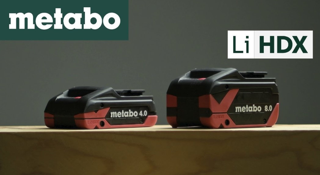 NOWOŚĆ METABO - LiHDX  Stworzona z myślą o zastosowaniach Heavy Duty – akumulator z technologią Tabless