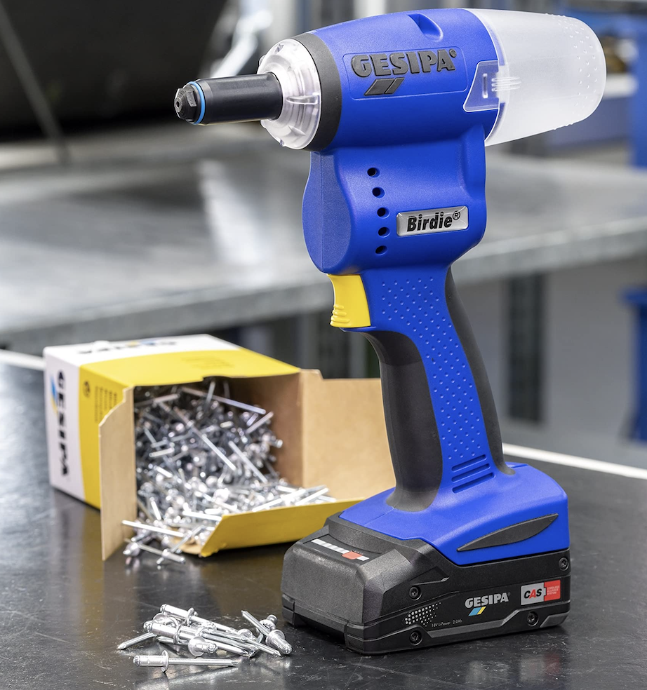 GESIPA  Nitownica do nitów zrywalnych Birdie 1A-1L  ZALETY, KTÓRE PRZEKONUJĄ 